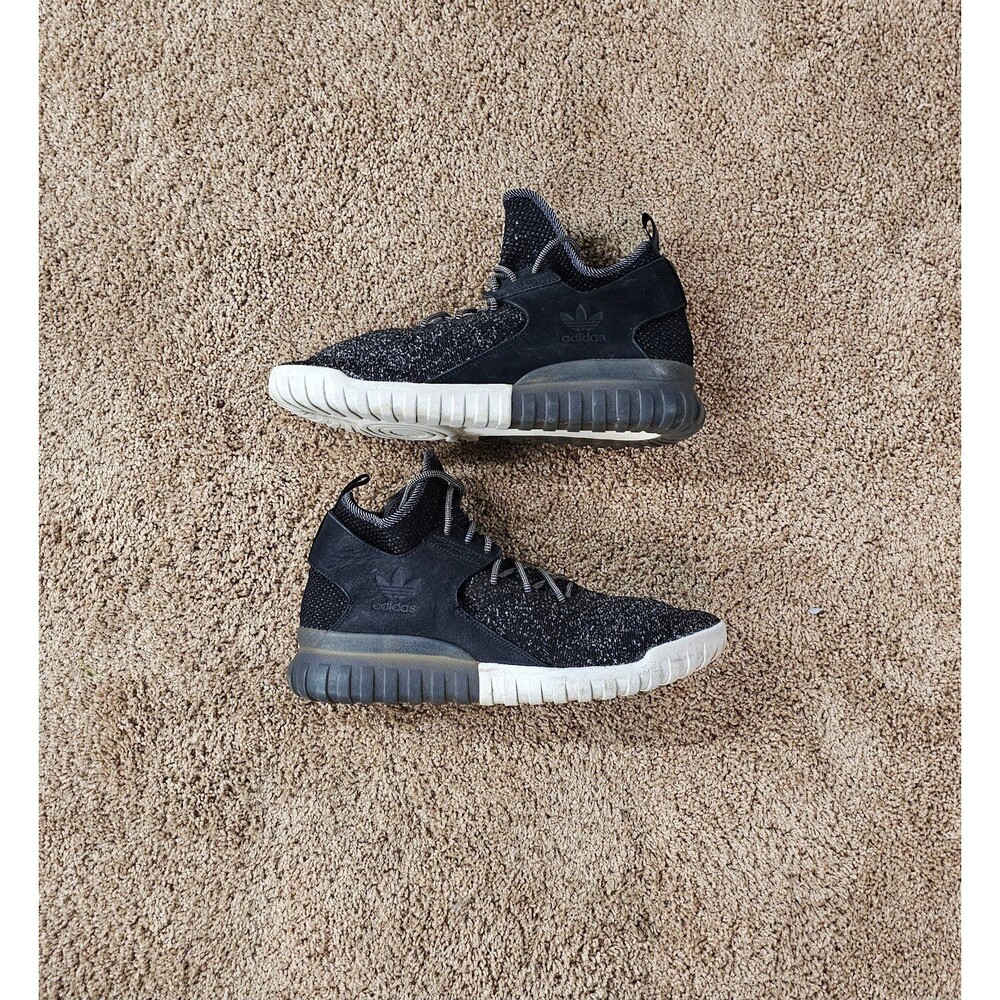 Adidas Tubular X ASW PK Primeknit Black White (S74933) - Mens 13
